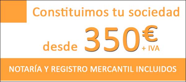 tu sociedad desde 350 €