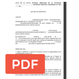 acta junta de aprobación de cuentas