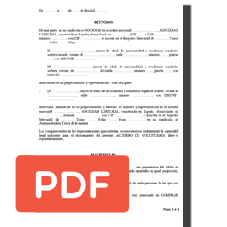 acuerdo de voluntades compraventa sociedad