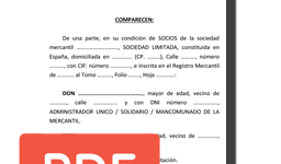 Modelo de contrato de participaciones con cancelación de deuda bancaria
