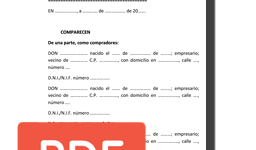 Modelo de compraventa de participaciones de una SL
